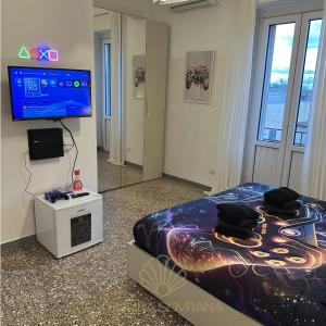 TV a/nebo společenská místnost v ubytování Dimora Sovrana- Gaming Rooms