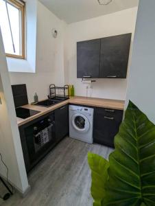 Kuchyň nebo kuchyňský kout v ubytování Le Ronsard, vue sur forteresse