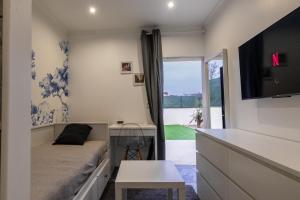 TV a/nebo společenská místnost v ubytování Chez Lana - 8 prs - Parking - Jardin