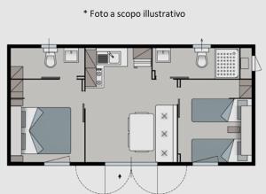 Půdorys ubytování Camping Torre di Barisardo