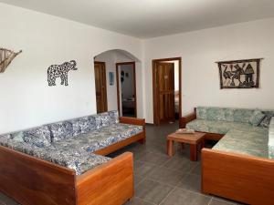 Posezení v ubytování Villa sol e mar