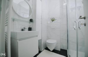 Koupelna v ubytování Apartmani Kastel 4