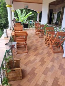 Rõdu või terrass majutusasutuses Tandif Villa Sea View