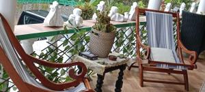 Rõdu või terrass majutusasutuses Tandif Villa Sea View