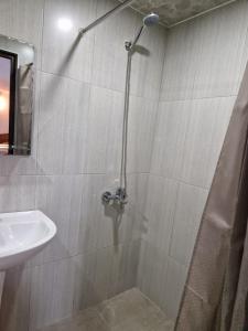 Koupelna v ubytování house hill