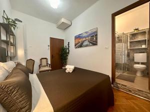 Koupelna v ubytování B&B CasaMia