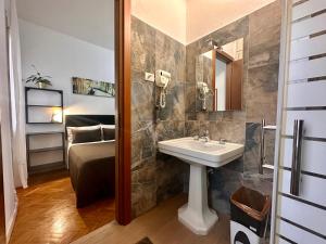 Koupelna v ubytování B&B CasaMia