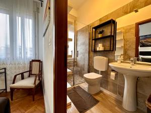 Koupelna v ubytování B&B CasaMia
