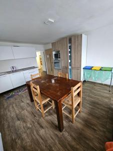 Kuchyň nebo kuchyňský kout v ubytování Apartmány Stará Voda