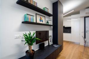 Μια τηλεόραση ή/και κέντρο ψυχαγωγίας στο Porta Romana Design Apartment