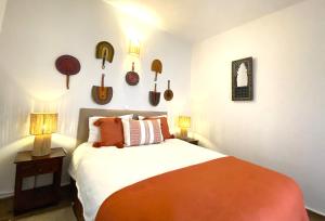 Postel nebo postele na pokoji v ubytování Riad l'Ayel d'Essaouira