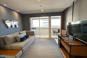 Televisyen dan/atau pusat hiburan di iFlat Brookfield Towers BTLX2809 Jardim Goiás