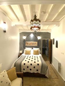 Postel nebo postele na pokoji v ubytování Riad l'Ayel d'Essaouira