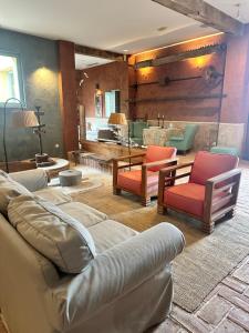 Posezení v ubytování Hotel Boutique Moli El Canyisset