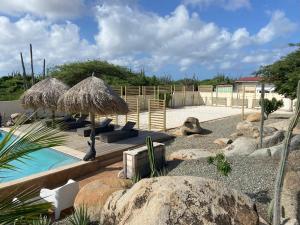 Πισίνα στο ή κοντά στο Pura Vida aruba appartement Cadushi