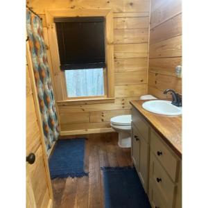 Koupelna v ubytování Stunning Mountain View Cabin-Pet-Friendly-Quiet-Private-15 Min from town