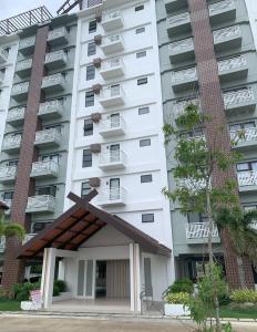 Budova, kde se aparthotel nachází