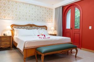 Cama ou camas em um quarto em Resende Imperial Hotel & Spa