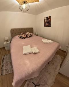 Postel nebo postele na pokoji v ubytování Nana Apartmani