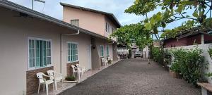 Bygningen som pensionatet ligger i