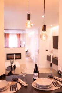 TV a/nebo společenská místnost v ubytování SERAN Apartamentos