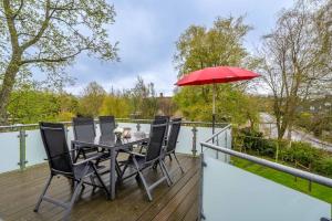 Μπαλκόνι ή βεράντα στο Ferienwohnung in St Peter-Ording