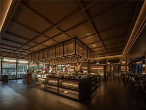 Restaurace v ubytování Yibo Jinling Hotel Moganshan