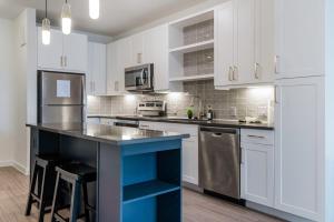 Nhà bếp/bếp nhỏ tại The Westerly Apartments in Dallas