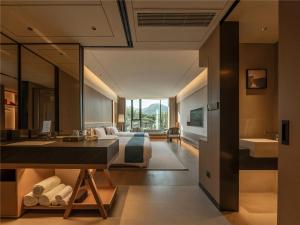 Posezení v ubytování Yibo Jinling Hotel Moganshan