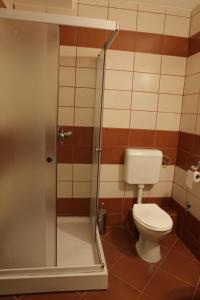 Koupelna v ubytování Hotel Romantik