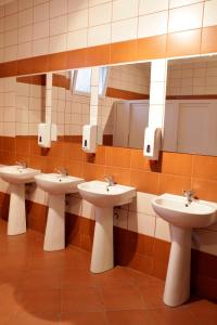 Koupelna v ubytování Hotel Romantik