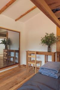 Ένα ή περισσότερα κρεβάτια σε δωμάτιο στο Quiro's Valley House