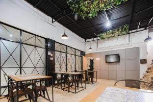 Istumisnurk majutusasutuses RedDoorz Plus @ Jalan Raden Intan Lampung