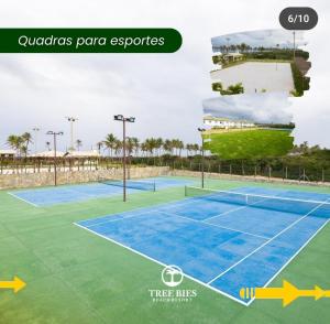 Tenis a/nebo squash v ubytování Apartamento no Tree Bies Hotel Resort nebo okolí
