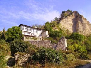 a building on the side of a mountain at Despot Slav Hotel & Restaurant in Melnik +16 photos