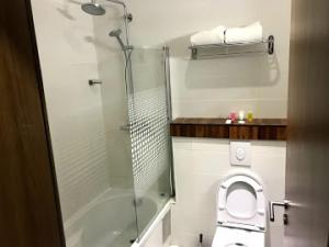 Bilik mandi di Best Westerln Plus Deluxe Suite