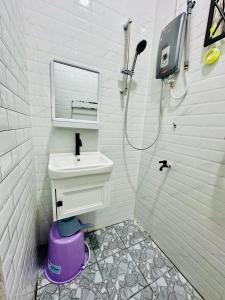 Koupelna v ubytování Alana Guesthouse