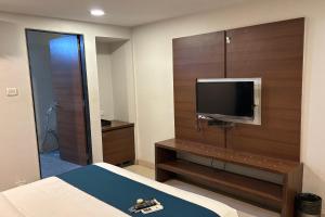 TV a/nebo společenská místnost v ubytování Hotel Concord Galaxy