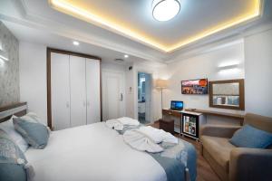 Postel nebo postele na pokoji v ubytování Lika Hotel - Standard Double or Twin Room in Istanbul