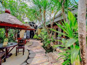 Zahrada ubytování D'ulun Carik Homestay