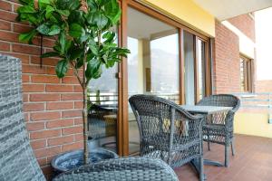 Balcone o terrazza di Casa Melide Seeblick