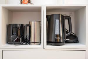Set per la preparazione di tè e caffè presso Casa Melide Seeblick