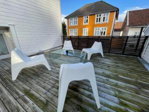 Ban công/sân hiên tại Stavanger BnB 10 Nicolas Parking Generous terrace