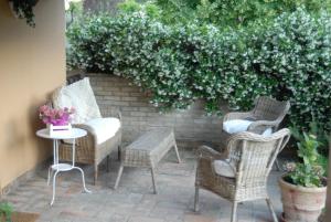 Zahrada ubytování La Via Francigena B&B
