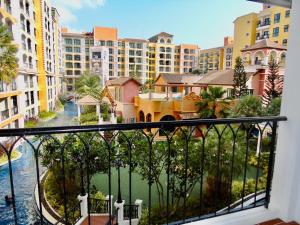 Budova, kde se aparthotel nachází