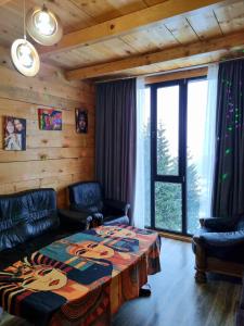 Prostor za sedenje u objektu Cottage SuBree on Goderdzi