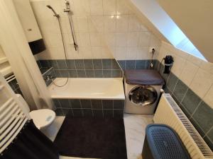 Koupelna v ubytování GT Apartman