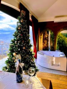 Nespecifikovaný výhled na hory nebo výhled na hory při pohledu z bed and breakfast