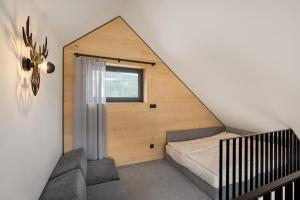 Posteľ alebo postele v izbe v ubytovaní Panorama Lofts Pec