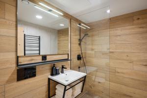 Kúpeľňa v ubytovaní Panorama Lofts Pec